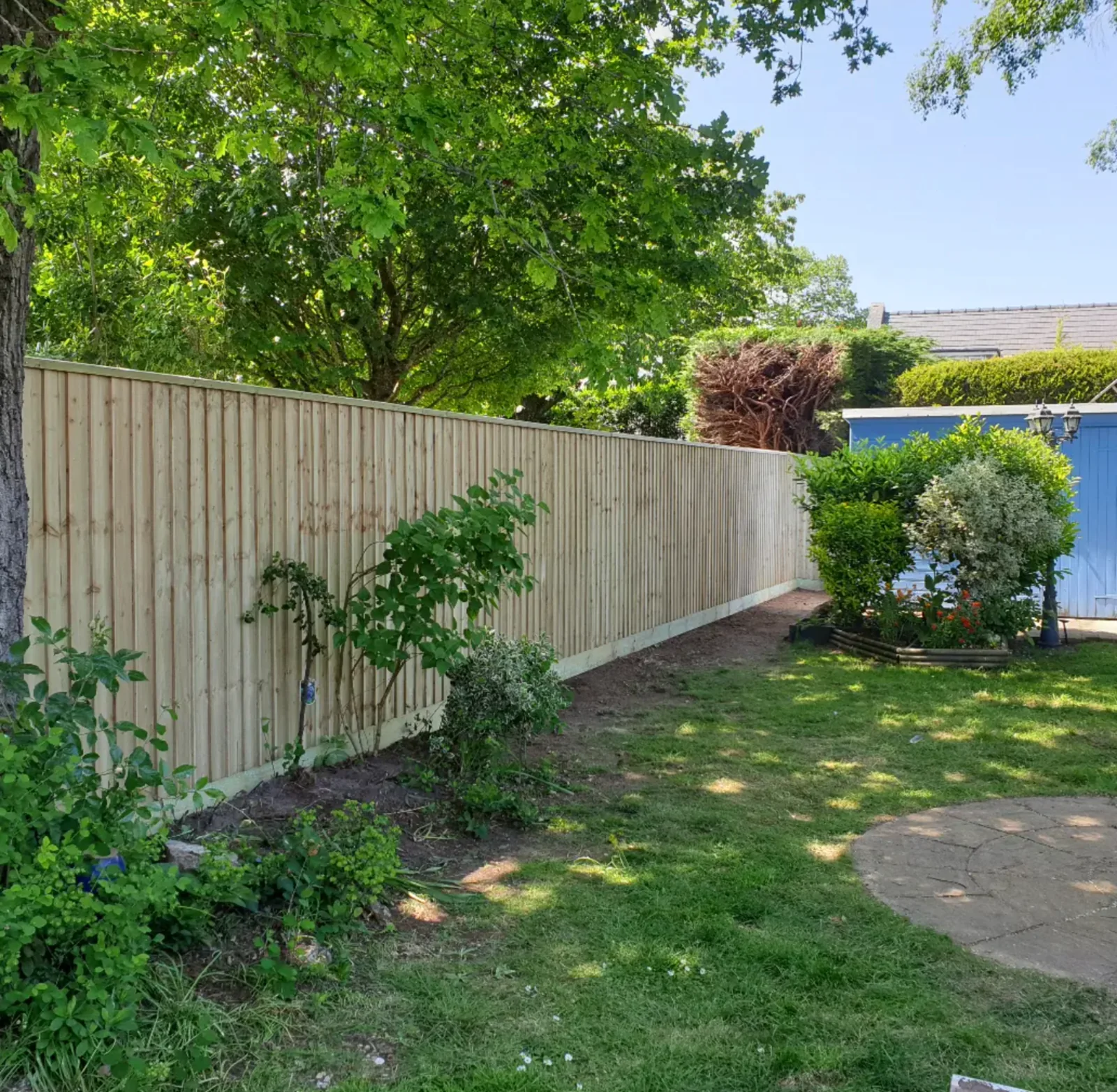 New timber fence by Palmers Garden Care